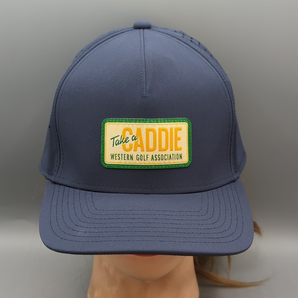 Western Golf Association " Take a Caddie" Swannies Golf Hat Cap Snapback Navy